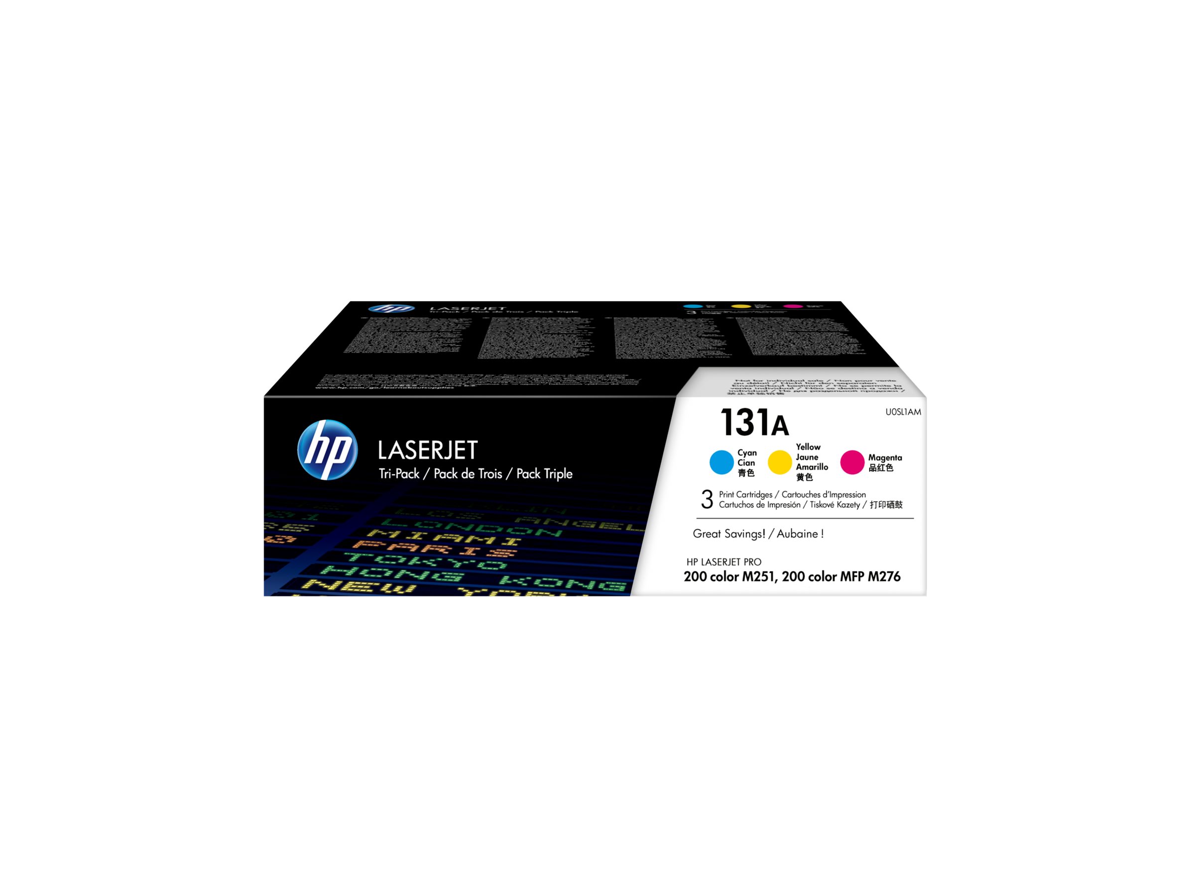 HP Toner 131A CYM Tri pack U0SL1AM