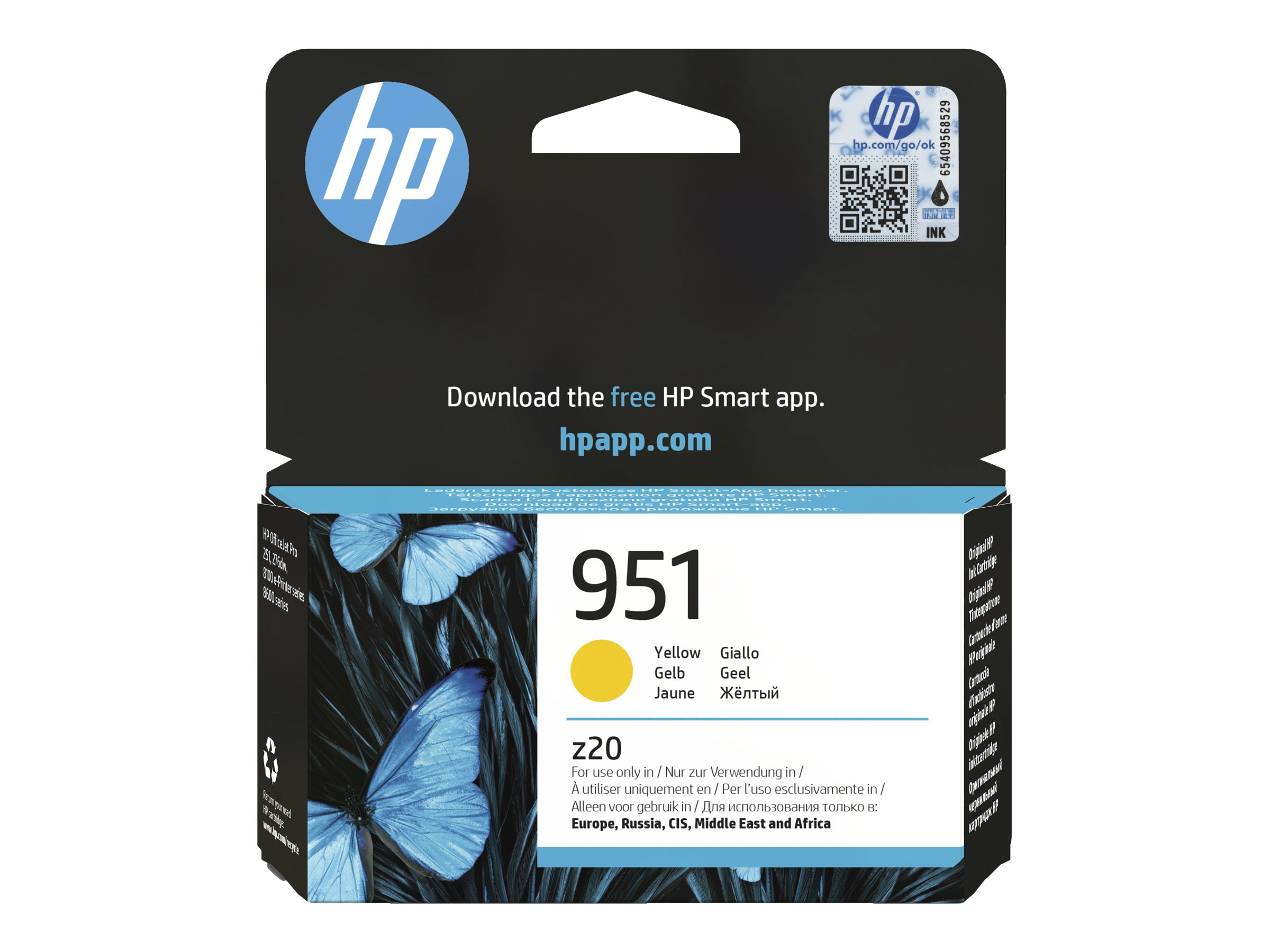 HP 951 Gelb Original Tintenpatrone