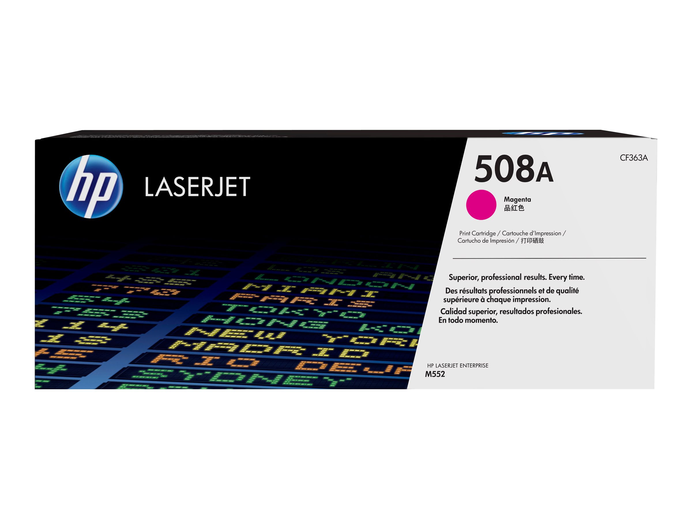 HP 508A      Magenta     LaserJet    Tonerpatrone