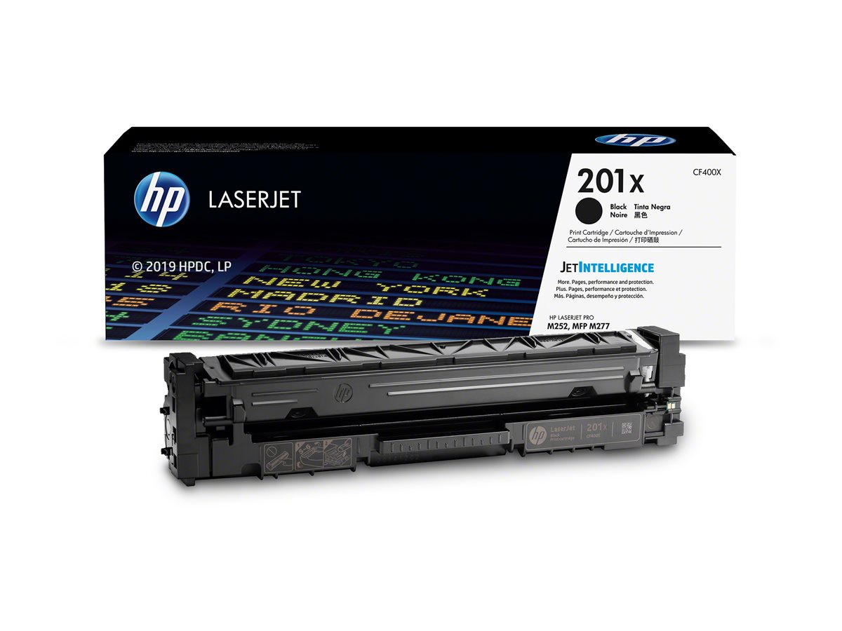 HP Toner 201X CF400X Schwarz bis zu 2.800 Seiten ISO/IEC 19798