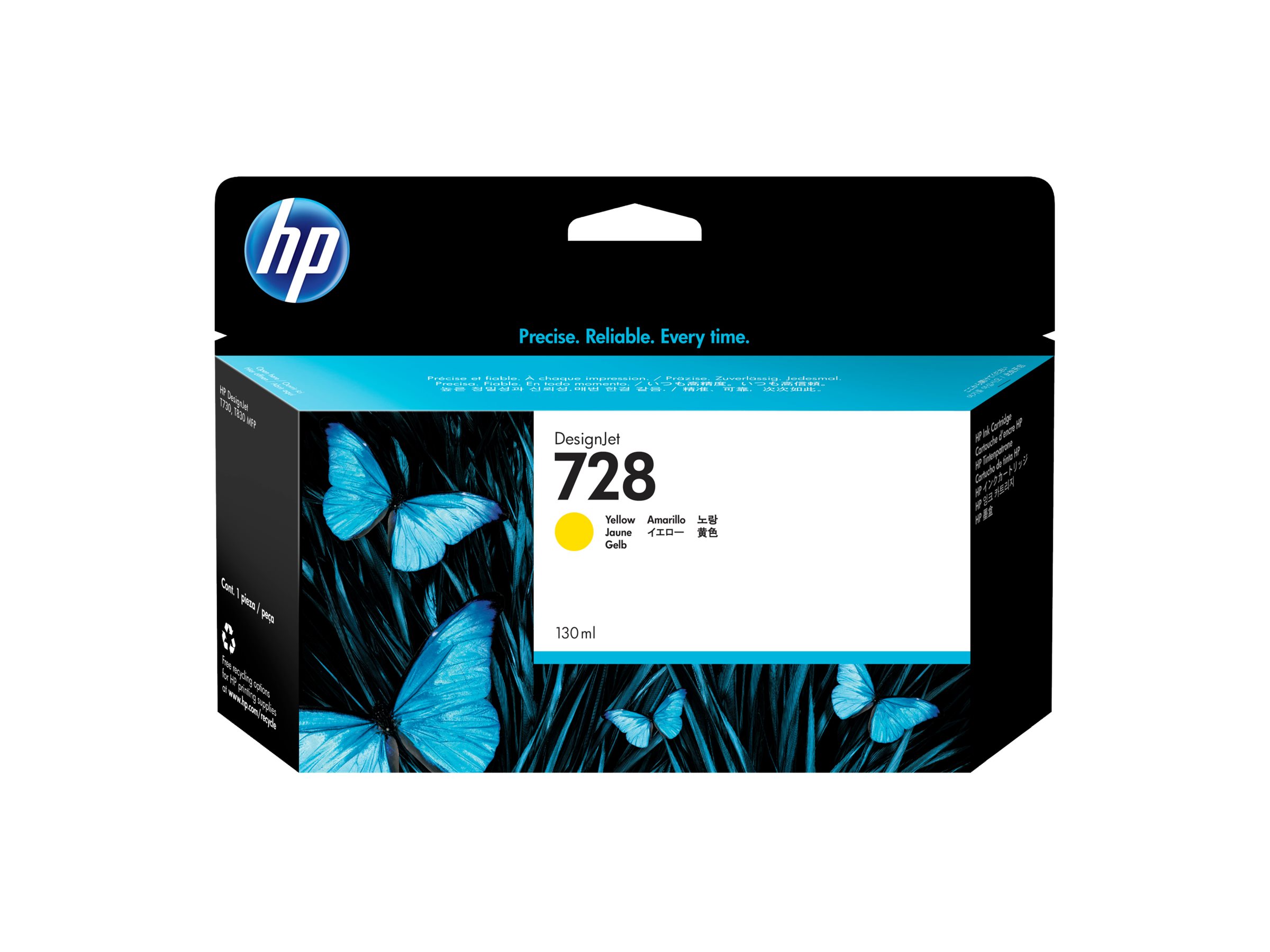 HP 728 130-ml Gelb