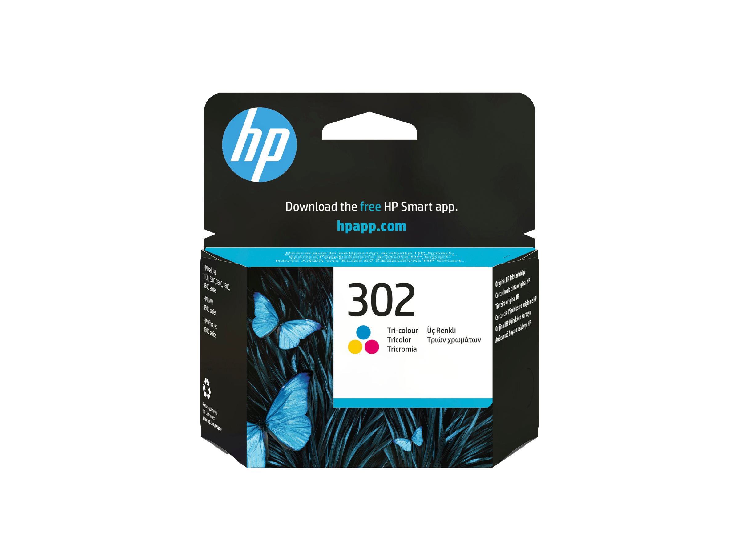 HP 302 Tri-color Original ink cartridge