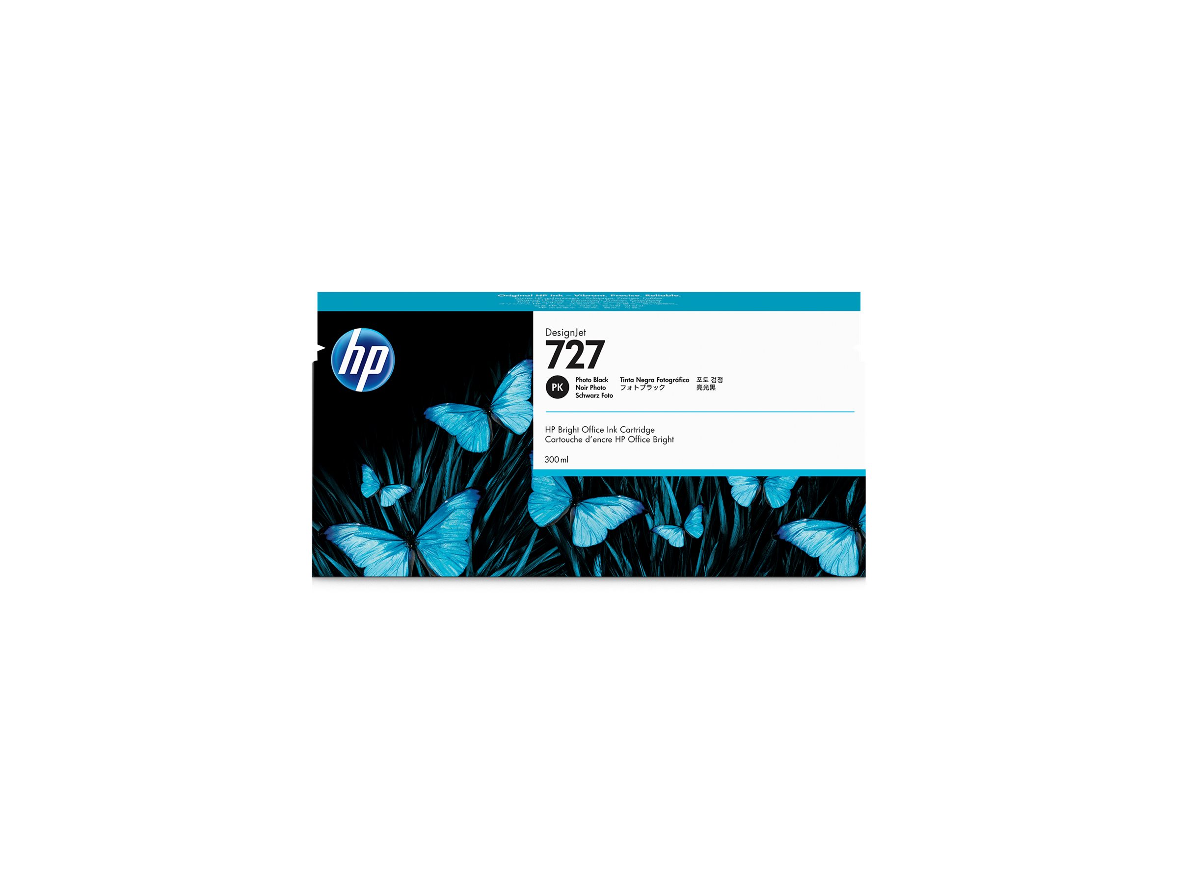HP 727 300-ml Photo Black DesignJet Ink Cartridge print head