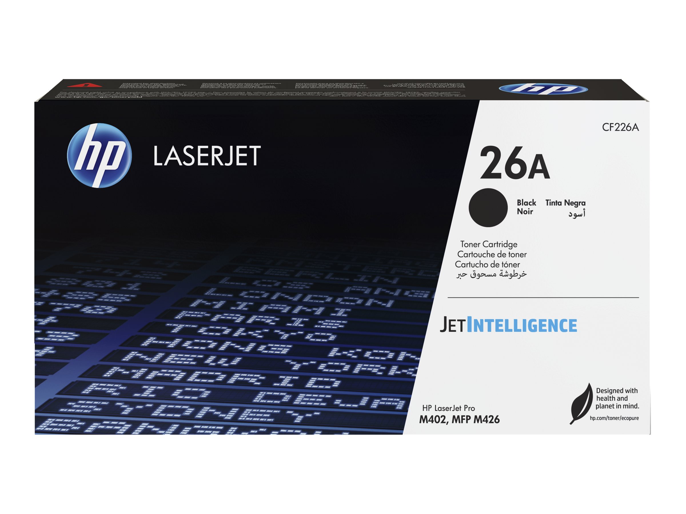 HP 26A       Schwarz     LaserJet    Tonerpatrone