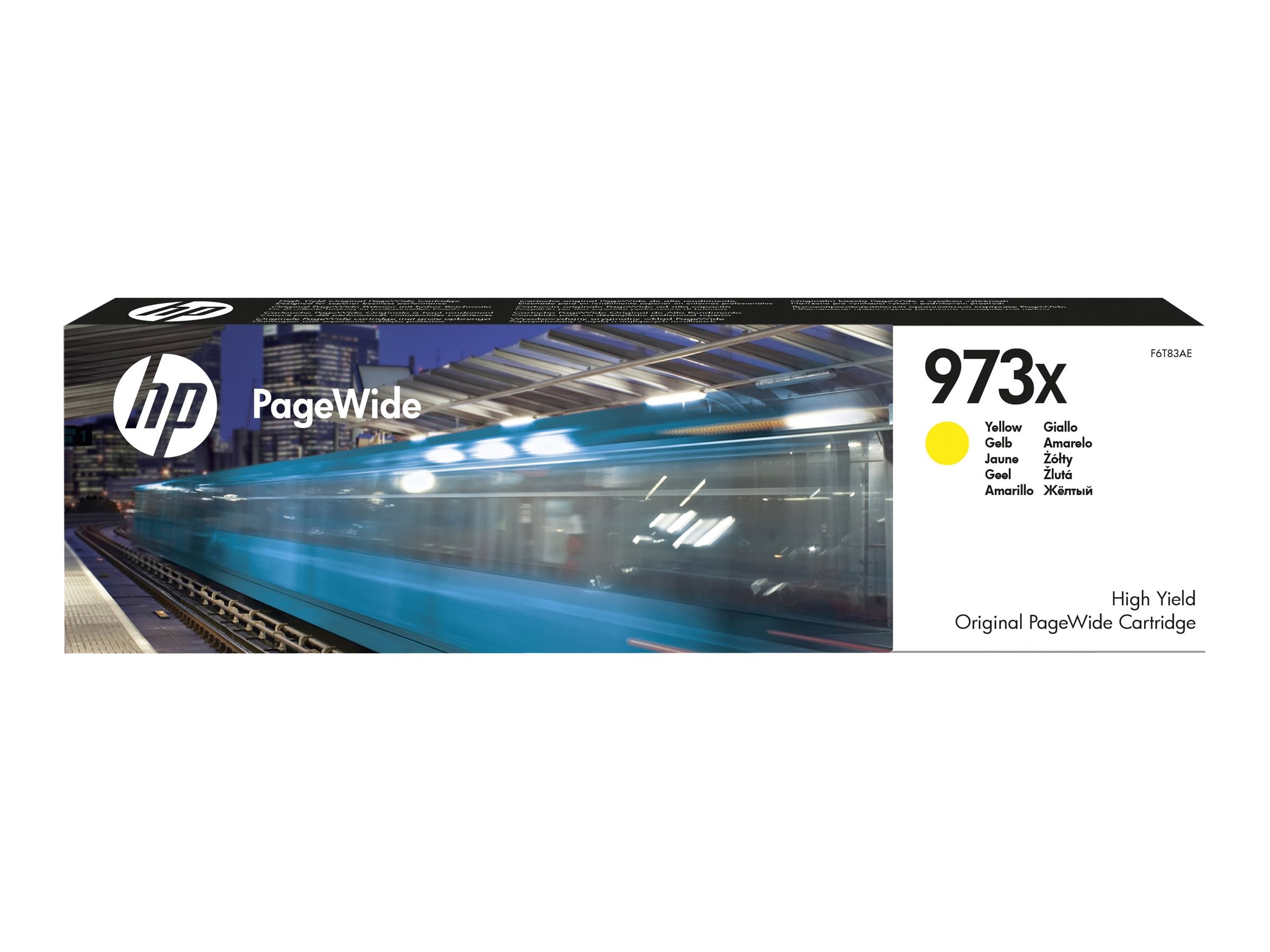 HP 973X High Yield Yellow Original PageWide Cartridge ink cartridge