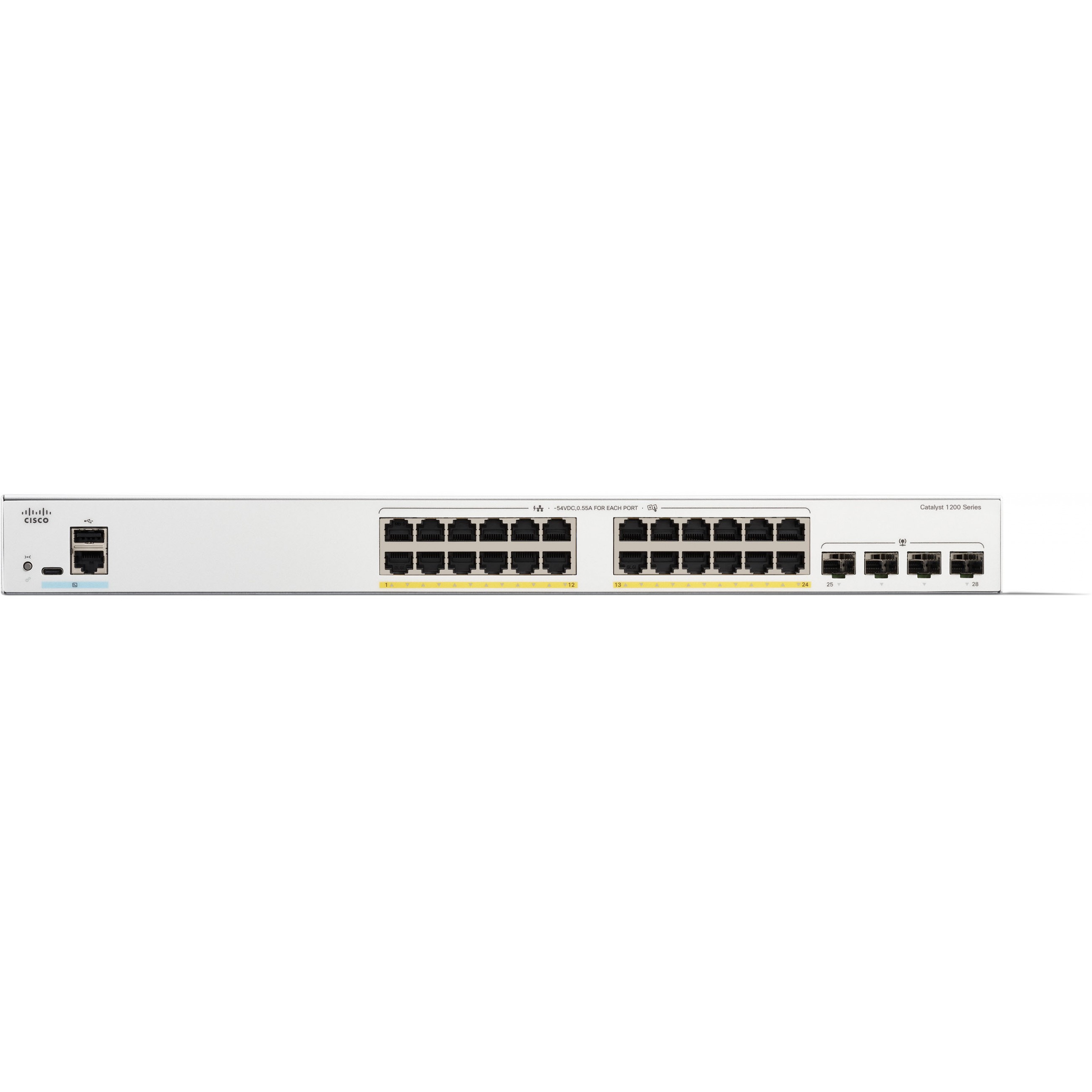 CISCO Catalyst 1200 24-port GE PoE 4x1G