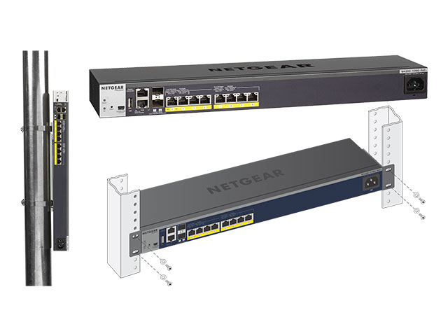 NETGEAR M4300 48P (24X24F) 10GB mngd 1U