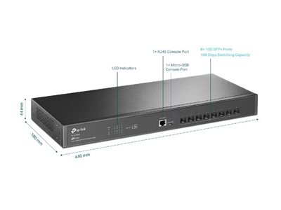 TP-Link Switch 8x 10G Multi-Gigabit TL-SX1008 V4.4