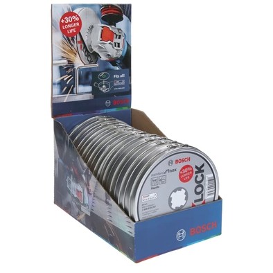 Bosch X-LOCK Trennscheibe Dose 125mmStandard for Inox VPE 10STK Schneidedisk