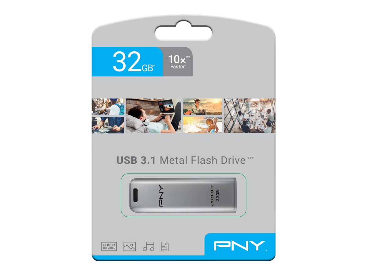 PNY ELITE STEEL USB 3.1 32GB USB Stick