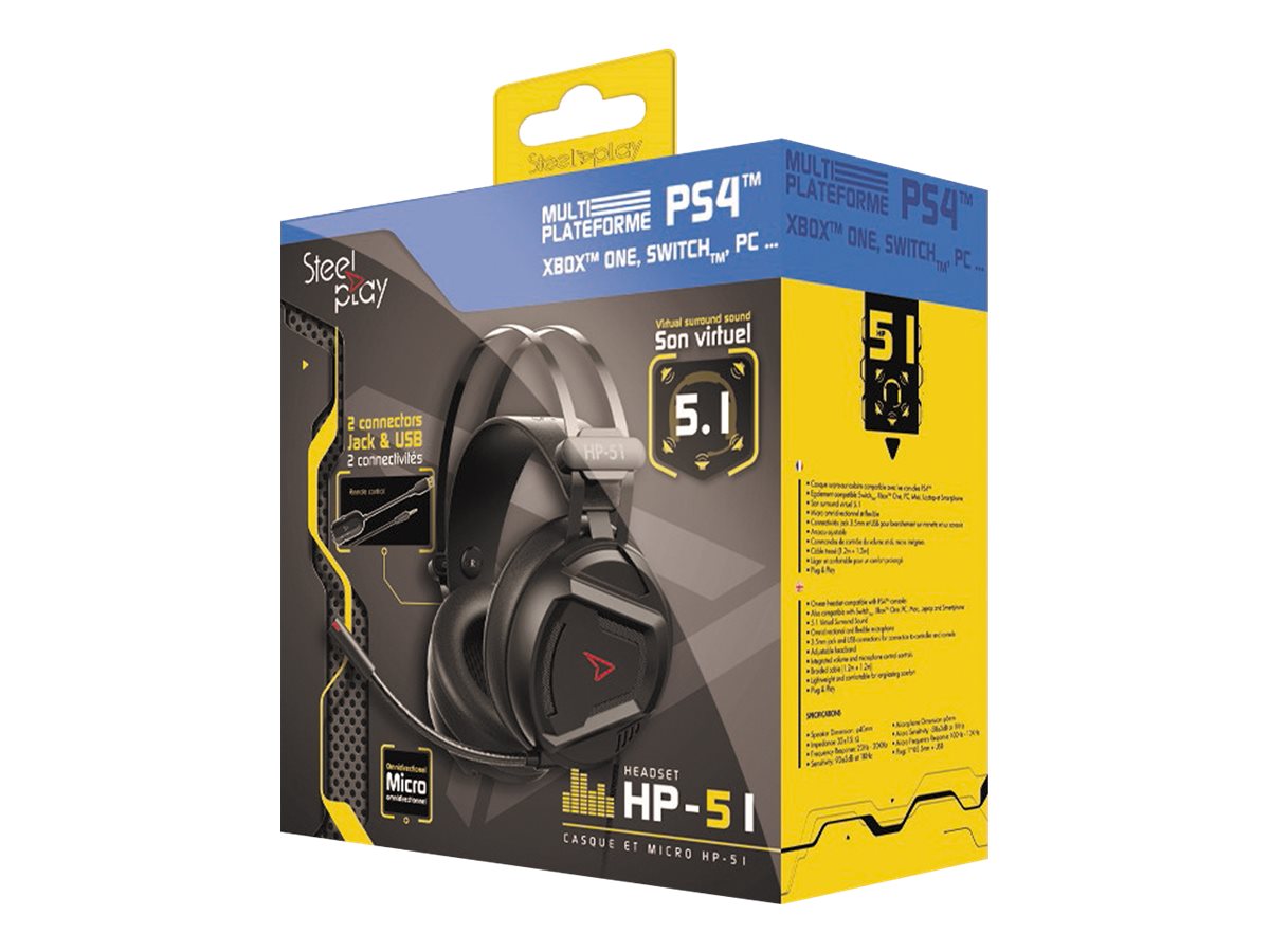 STEELPLAY Wired Headset 5.1 Sound HP51
