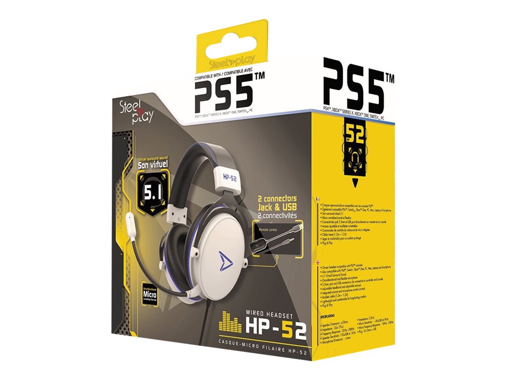 STEELPLAY Wired Headset 5.1 Sound HP52