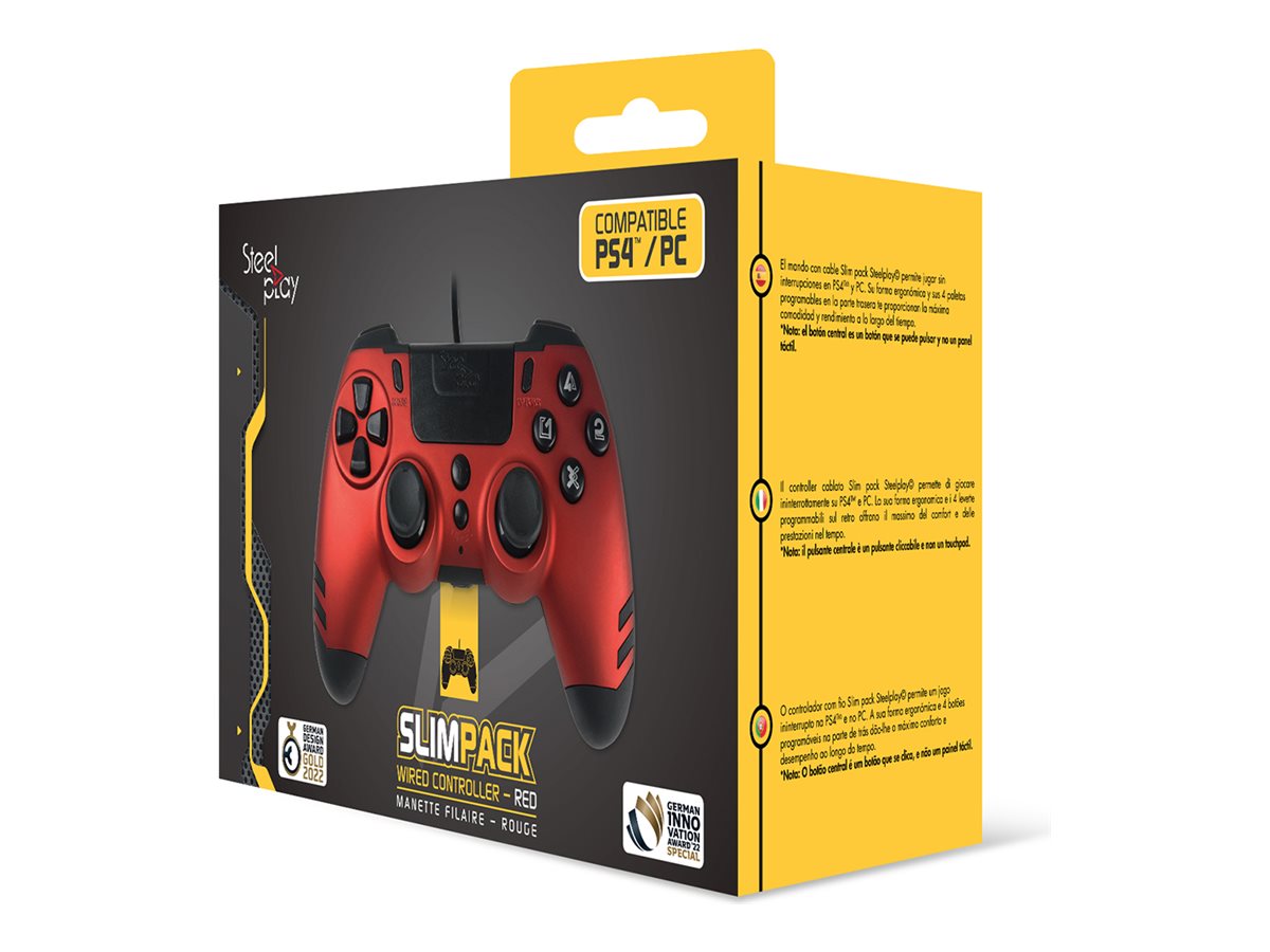 STEELPLAY Wired Controller Red Multi