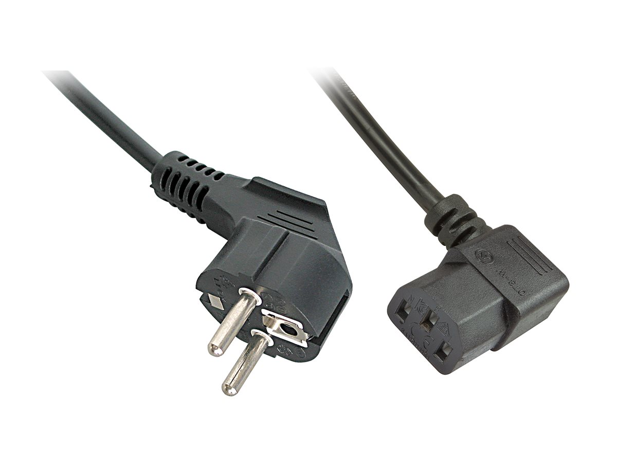 Lindy 30345 Stromkabel Beige 2 m CEE7/7 C13-Koppler