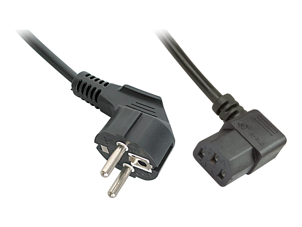 Lindy 30345 Stromkabel Beige 2 m CEE7/7 C13-Koppler