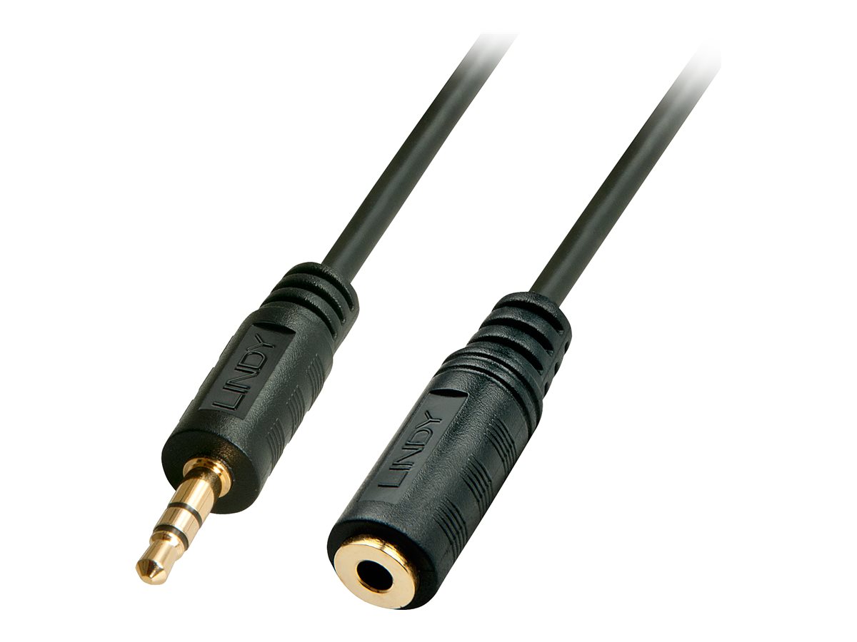 LINDY Audiokabel Stereo 3.5mm/3.5mm M/F 3m