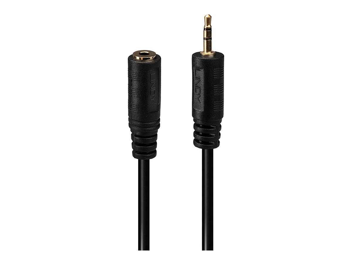 LINDY Audioadapter 2.5mm Stecker an 3.5mm Kupplung 0,2m