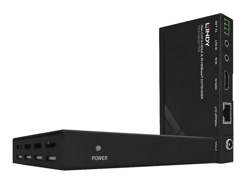 LINDY Extender HDMI & IR über Cat6 inkl. PoC UHD 4K 70m