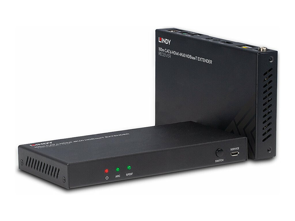 LINDY 100m Cat.6 HDMI 4K60 HDBaseT Extender