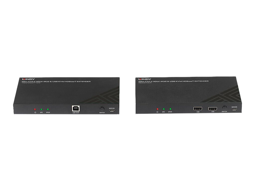 Lindy 38343 KVM-Extender Sender und Empfänger