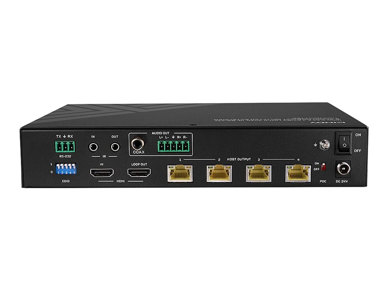 LINDY 100m 4 Port Cat.6 HDMI 4K60 HDBaseT Splitter Extender