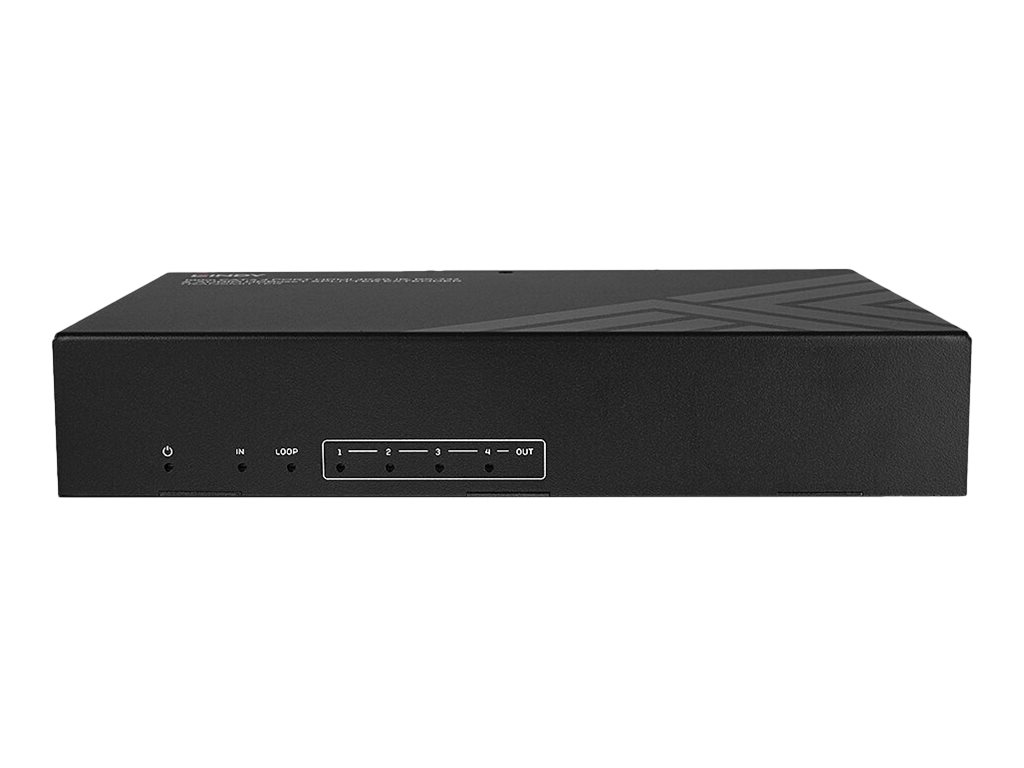 LINDY 100m 4 Port Cat.6 HDMI 4K60 HDBaseT Splitter Extender