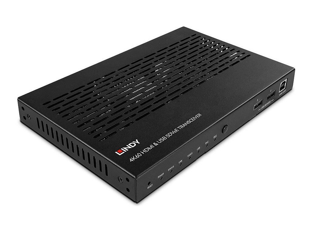 Lindy 4K60 HDMI & USB SDVoE Extender - Tranceiver