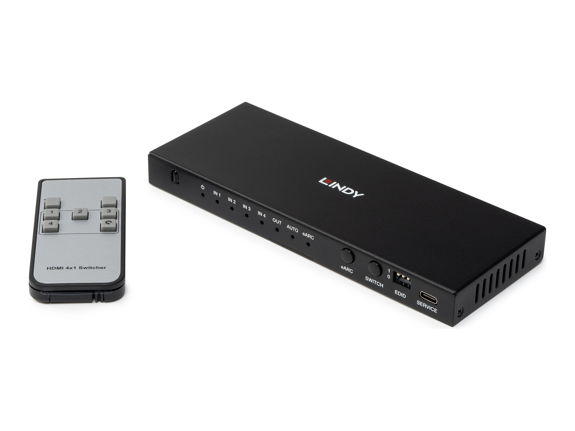 LINDY 4 Port HDMI 8K60 Switch mit eARC