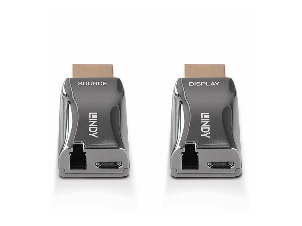 LINDY 300m HDMI 4K60 Fiber Optic Dongle extender