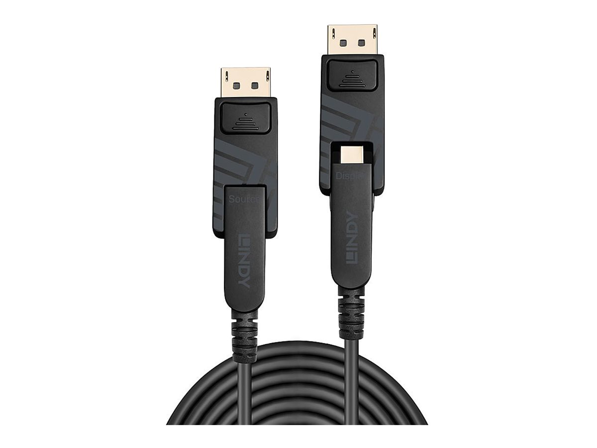 LINDY 20m LWL Hybrid DisplayPort Cable