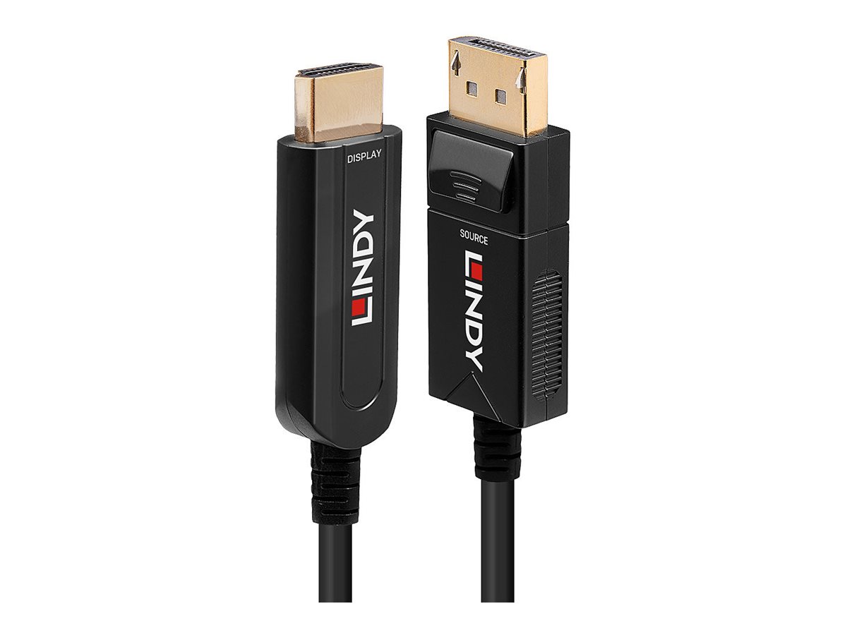 LINDY 20m FO Hybrid DP 1.2 an HDMI Kabel