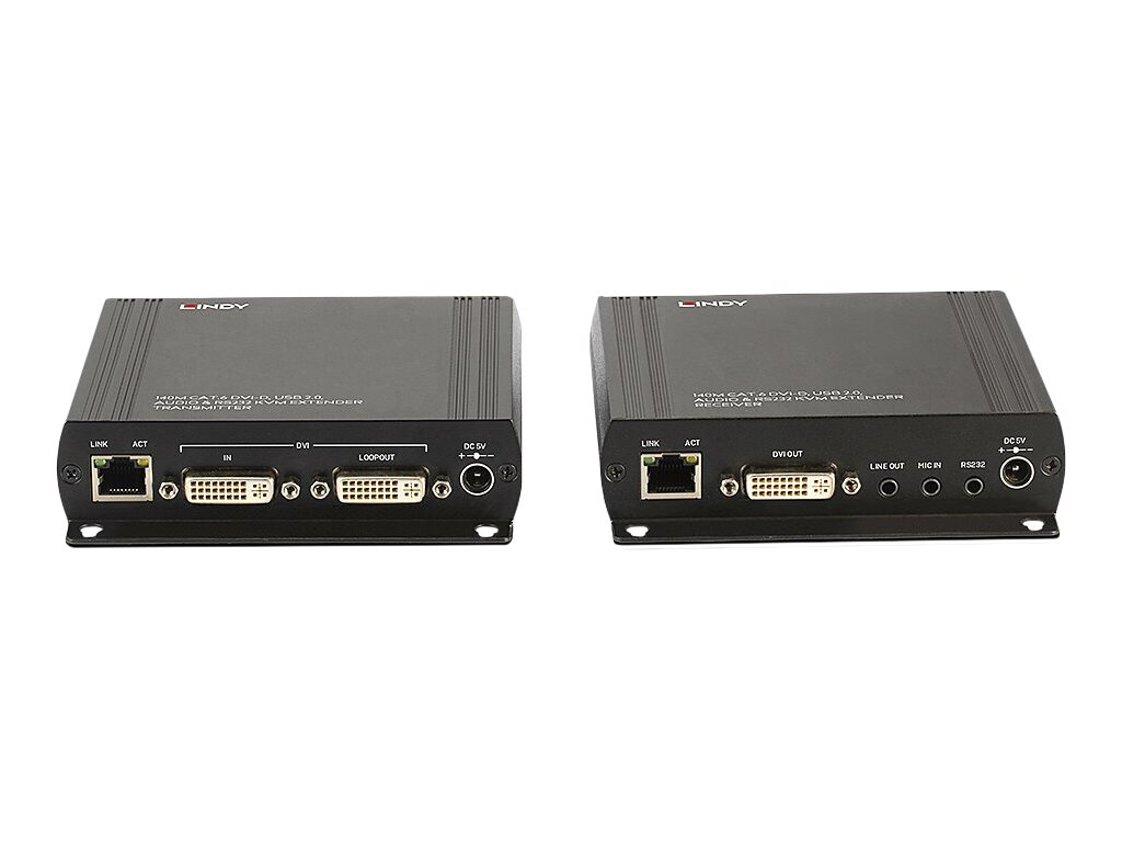 Lindy 39245 KVM-Extender Sender und Empfänger