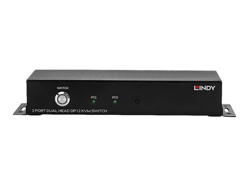 Lindy 39306 Tastatur/Video/Maus (KVM)-Switch Schwarz