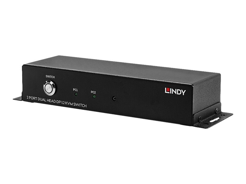Lindy 39306 Tastatur/Video/Maus (KVM)-Switch Schwarz