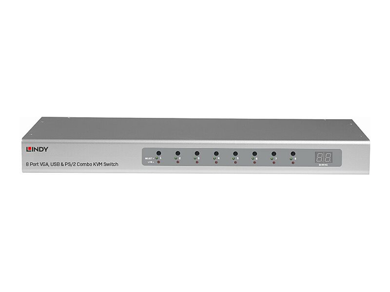 LINDY KVM Switch 8 Port VGA, USB & PS/2 Combo