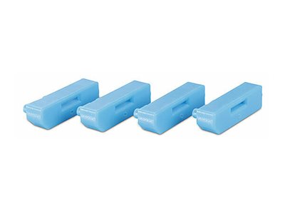 LINDY DisplayPort Port Schloss blau 4 Stück + 1 Schlüssel