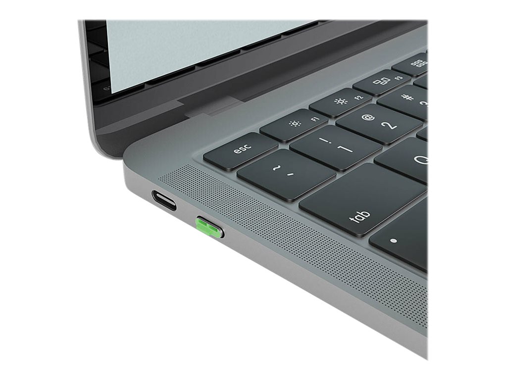 Lindy 40426 Schnittstellenblockierung Schnittstellenblockierung + Schlüssel USB Typ-C Grün 5 Stück(e)