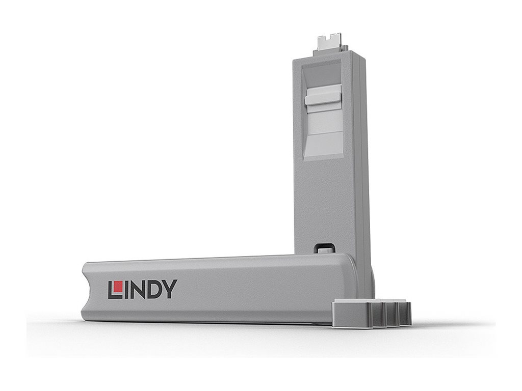 LINDY USB Typ C Port Schloss weiss