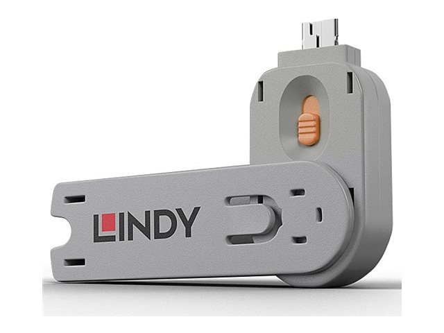 LINDY Schlüssel für USB Typ A Port Schloss orange