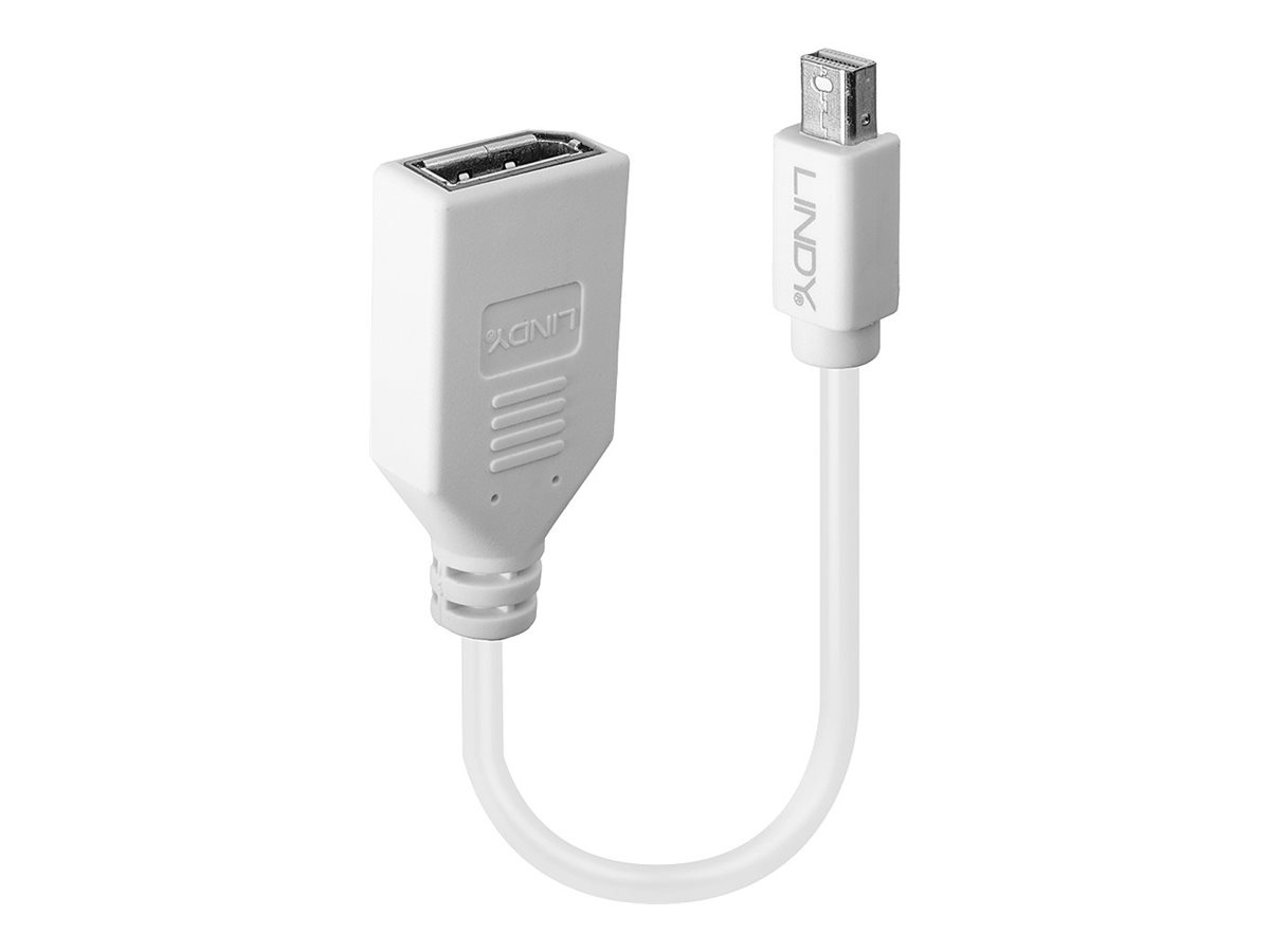 Lindy 41021 DisplayPort-Kabel 0,15 m Mini DisplayPort Weiß