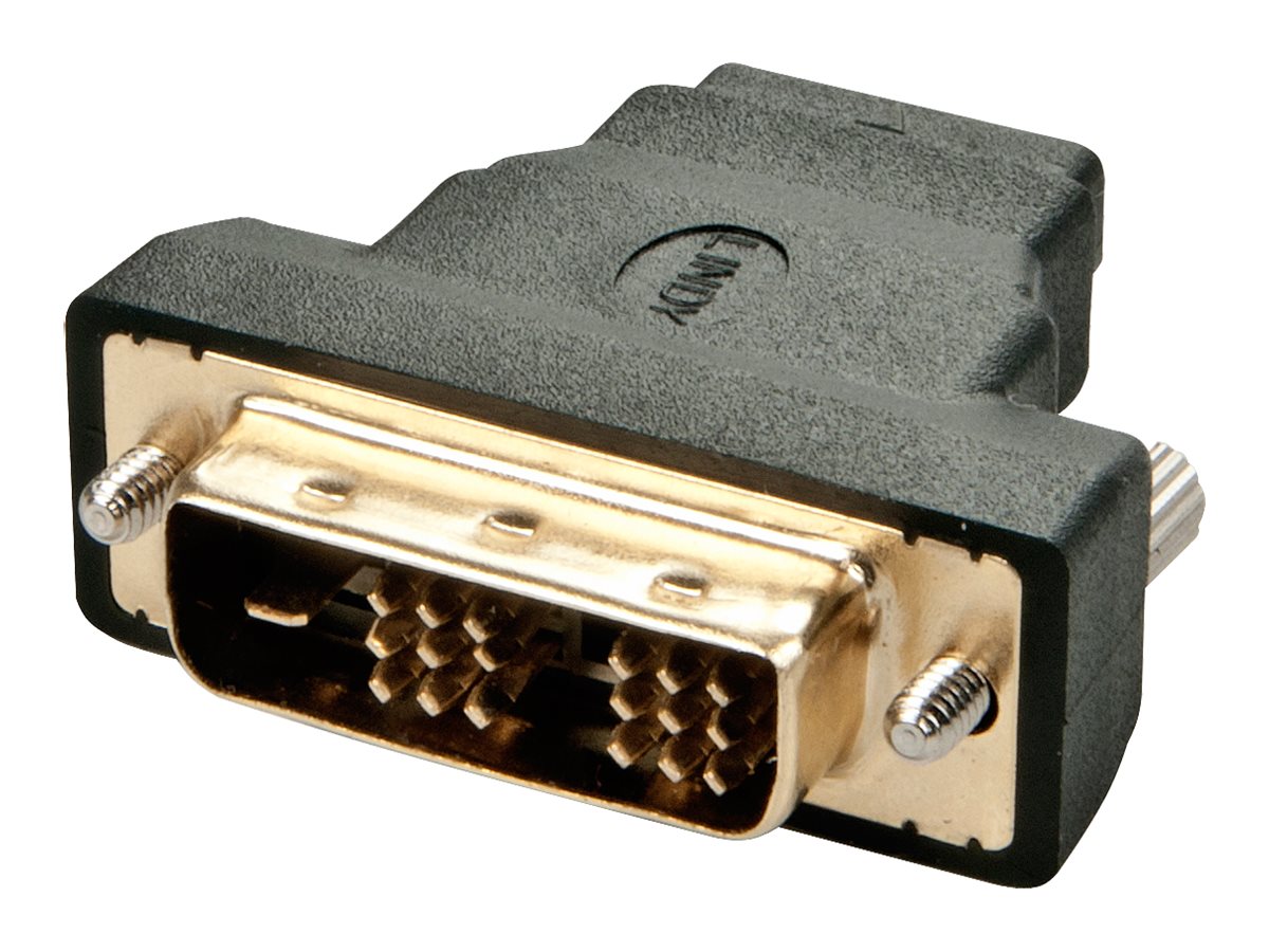 Lindy 41228 Kabeladapter HDMI-A FM DVI-D M Schwarz