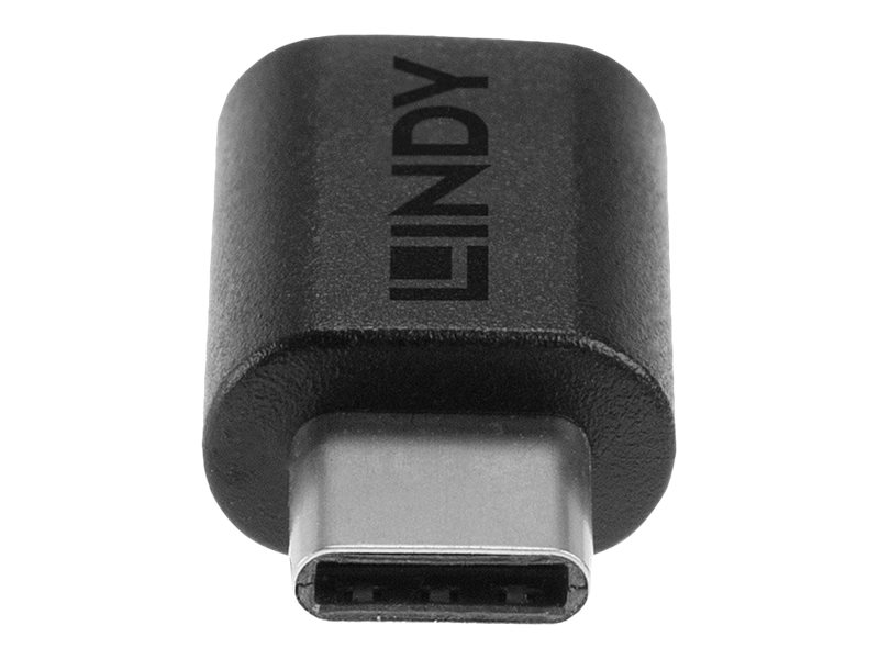 Lindy 41893 Kabeladapter USB 3.2 Type C Schwarz