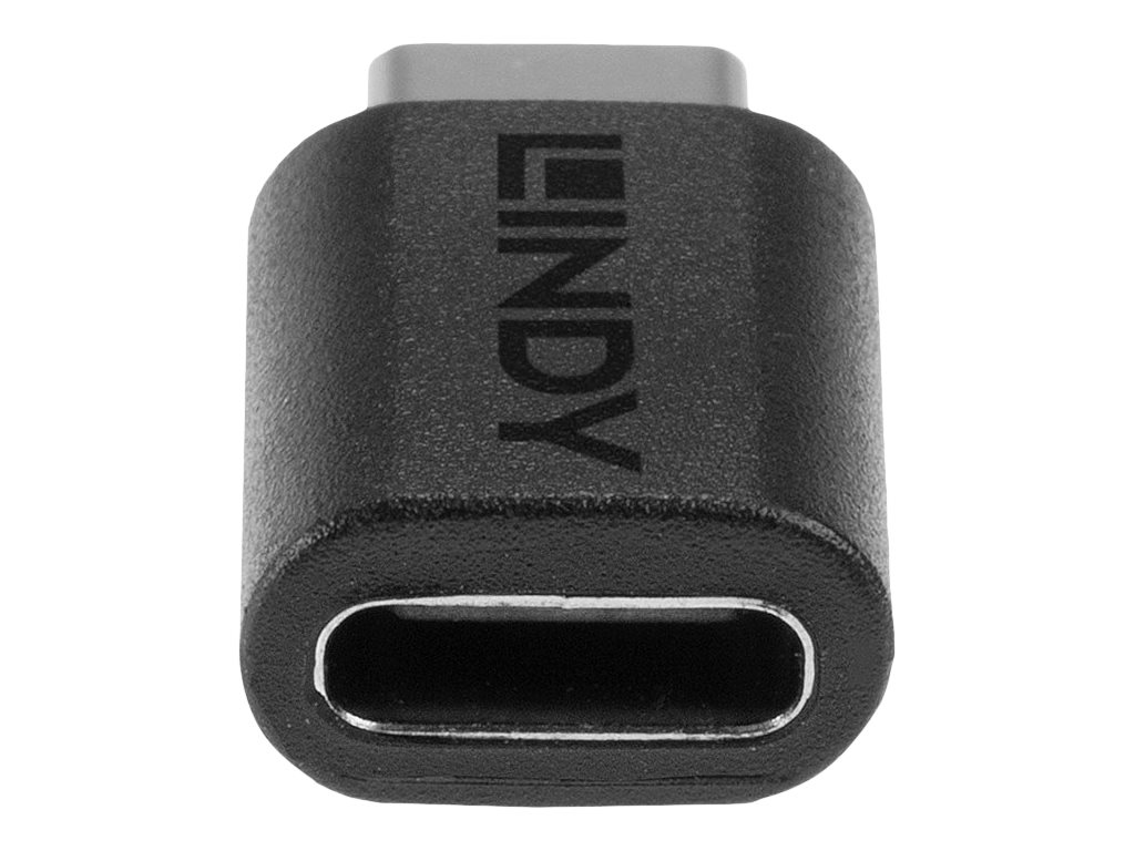 Lindy 41893 Kabeladapter USB 3.2 Type C Schwarz