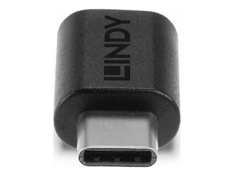 Lindy 41893 Kabeladapter USB 3.2 Type C Schwarz