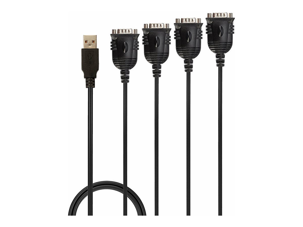 LINDY USB auf 4 Port Seriell Konverter