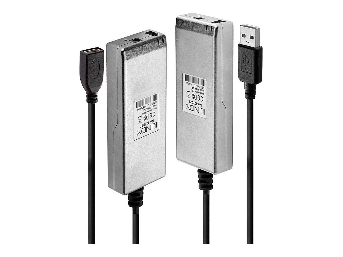 Lindy 42702 Netzwerk-Erweiterungsmodul Netzwerksender & -empfänger Grau