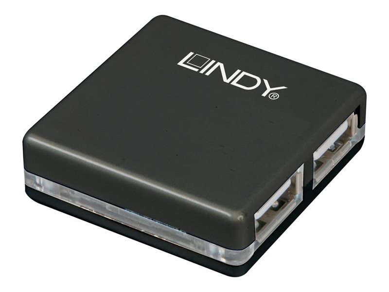 Lindy 42742 Schnittstellen-Hub 480 Mbit/s Schwarz