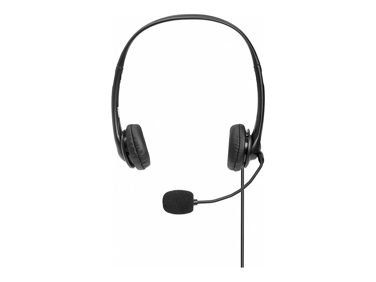 Lindy 42870 Kopfhörer & Headset Kabelgebunden Kopfband Anrufe/Musik USB Typ-A Schwarz