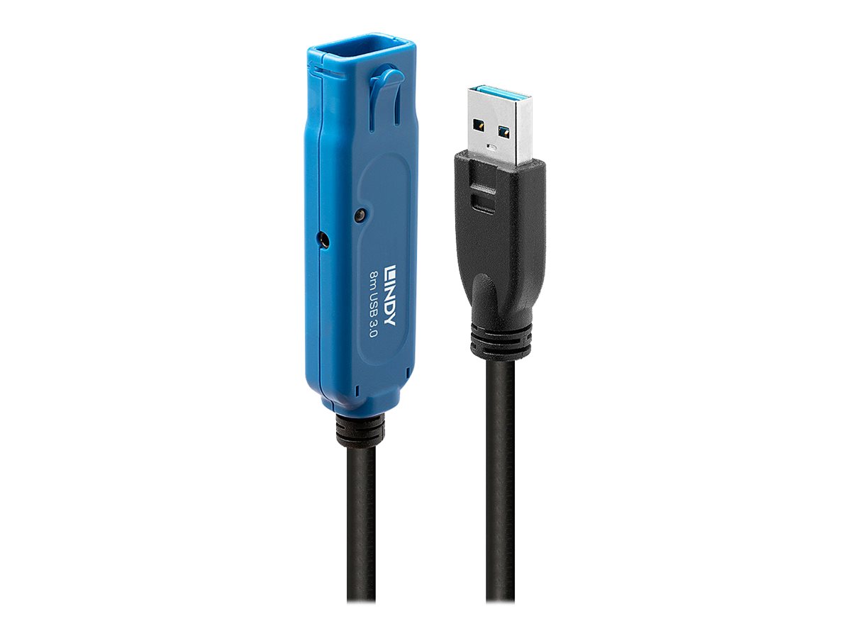LINDY USB 3.0 Aktiv-Verlaengerung Pro 8m