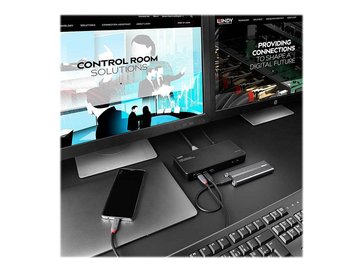 Lindy 43202 Tastatur/Video/Maus (KVM)-Switch Schwarz